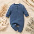 Cotton Long-sleeve Jumpsuit