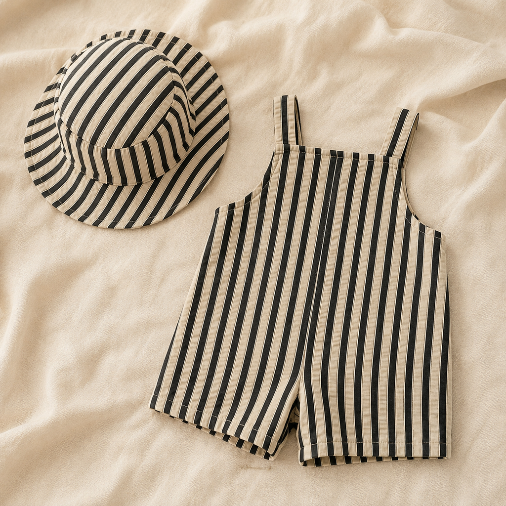 Newborn Romper + Hat Set