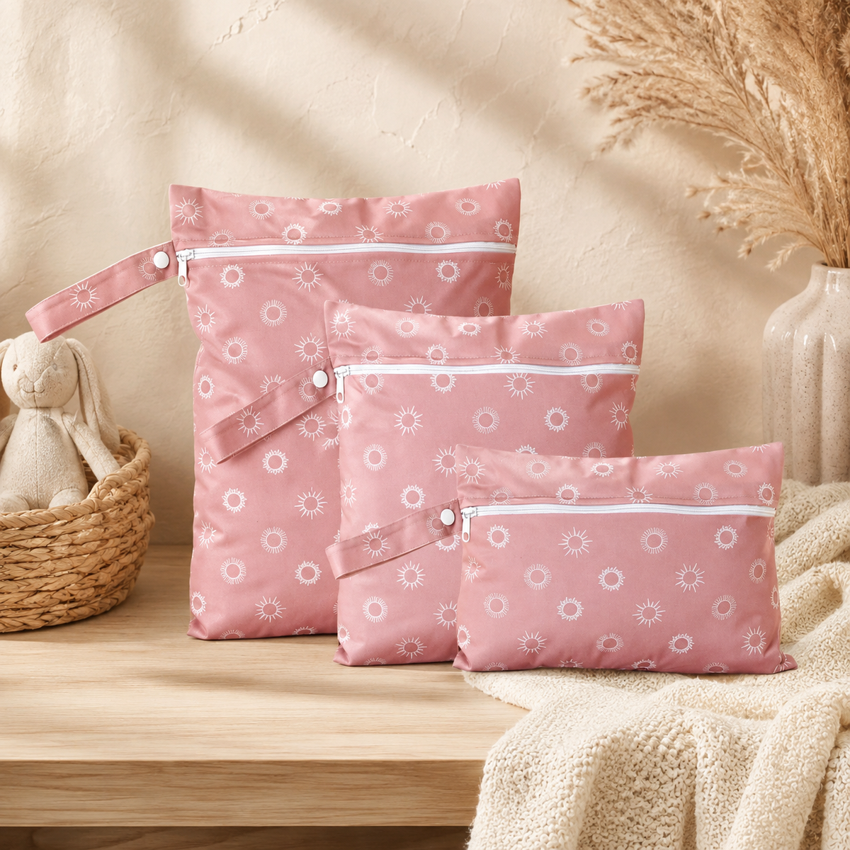 3-Piece Waterproof Wet Bag Set